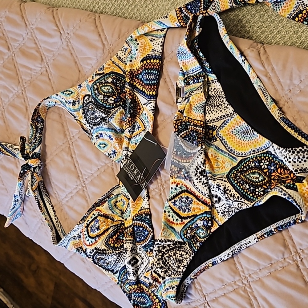 Bikini Swimsuit, Halter, Medium/Small